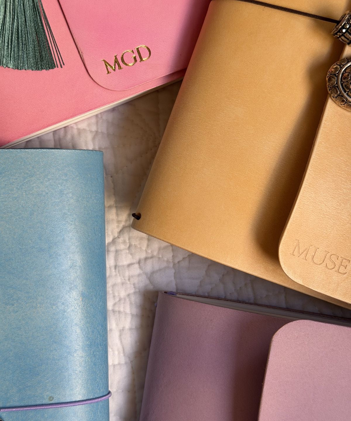 Spizer Studio leather journal lifestyle photo